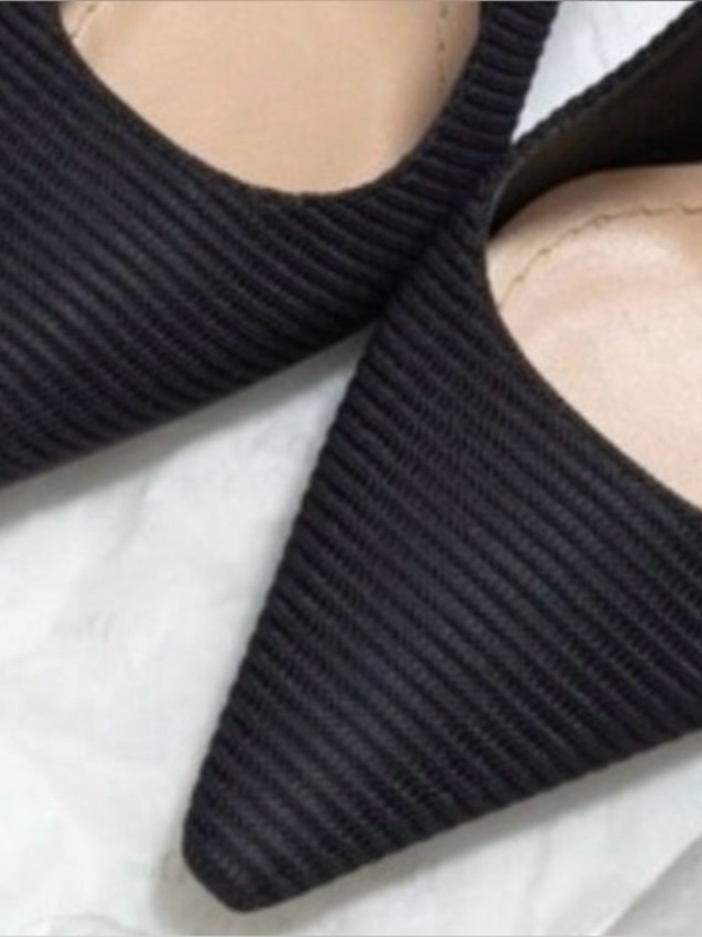 Authentic Dior Black J’Adior Technical Fabric Slingback Heels 38.5 - Picture 3 of 12